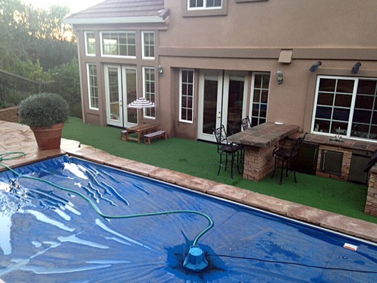 Artificial Grass Photos: Artificial Grass Carpet West Carson, California Garden Ideas, Above Ground Swimming Pool