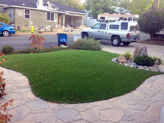 Artificial Grass Photos: Artificial Grass Installation Calabasas, California Gardeners, Front Yard Landscape Ideas