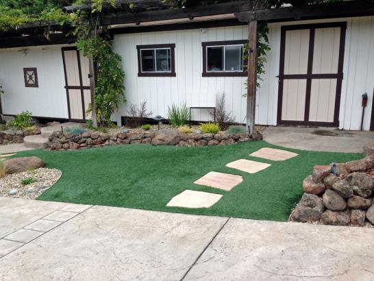 Artificial Grass Photos: Artificial Grass Installation Desert View Highlands, California Landscape Design, Front Yard Landscaping Ideas