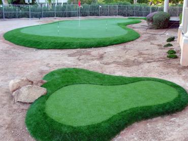 Artificial Grass Photos: Artificial Turf Installation Pedley, California Putting Green Flags, Front Yard Landscape Ideas