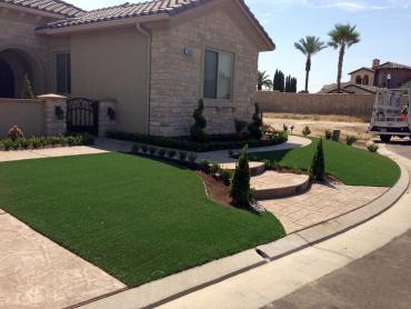 Artificial Grass Photos: Artificial Turf Installation San Marino, California Lawns, Front Yard Landscaping