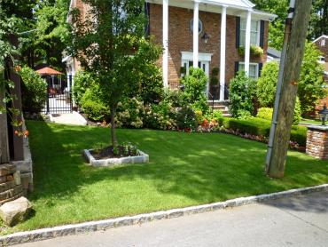 Artificial Grass Photos: Artificial Turf Installation Valencia, California Roof Top, Front Yard Landscaping