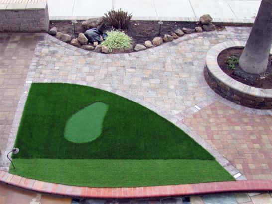 Artificial Grass Photos: Fake Grass Carpet Grand Terrace, California Artificial Putting Greens, Front Yard Landscaping Ideas