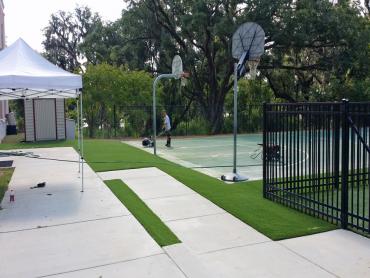 Artificial Grass Photos: Green Lawn Florence-Graham, California Bocce Ball Court, Commercial Landscape