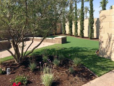 Artificial Grass Photos: Green Lawn Montebello, California Garden Ideas, Small Backyard Ideas