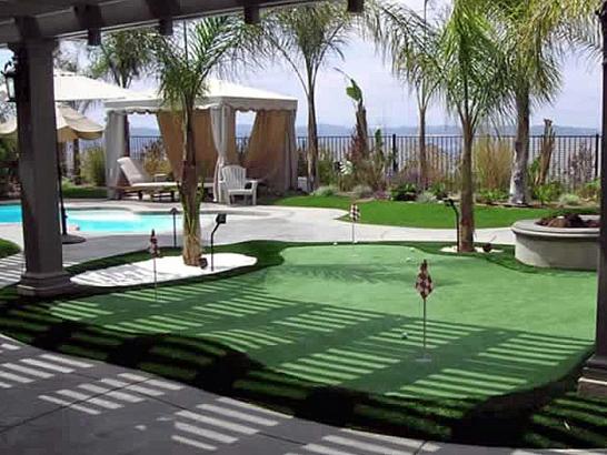 Artificial Grass Photos: Plastic Grass San Marino, California City Landscape, Above Ground Swimming Pool