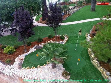 Synthetic Turf San Bernardino, California Golf Green, Backyard Design artificial grass